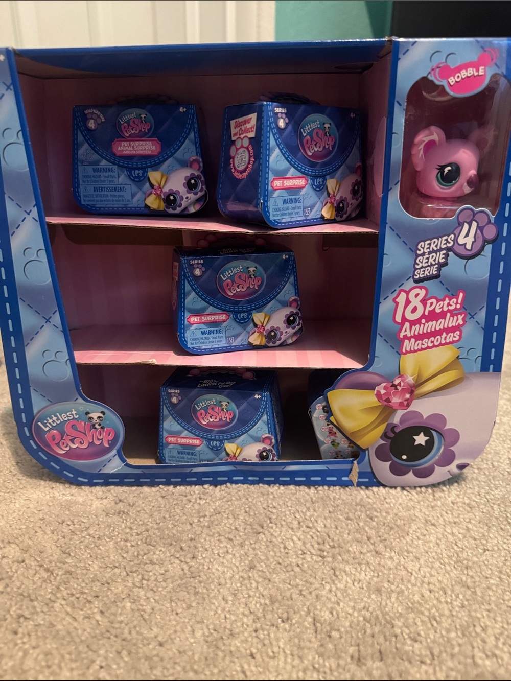 Littlest Pet Shop Blue and Pink Series 4